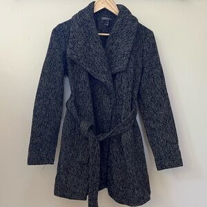A Pea in the Pod Black Belted Coat